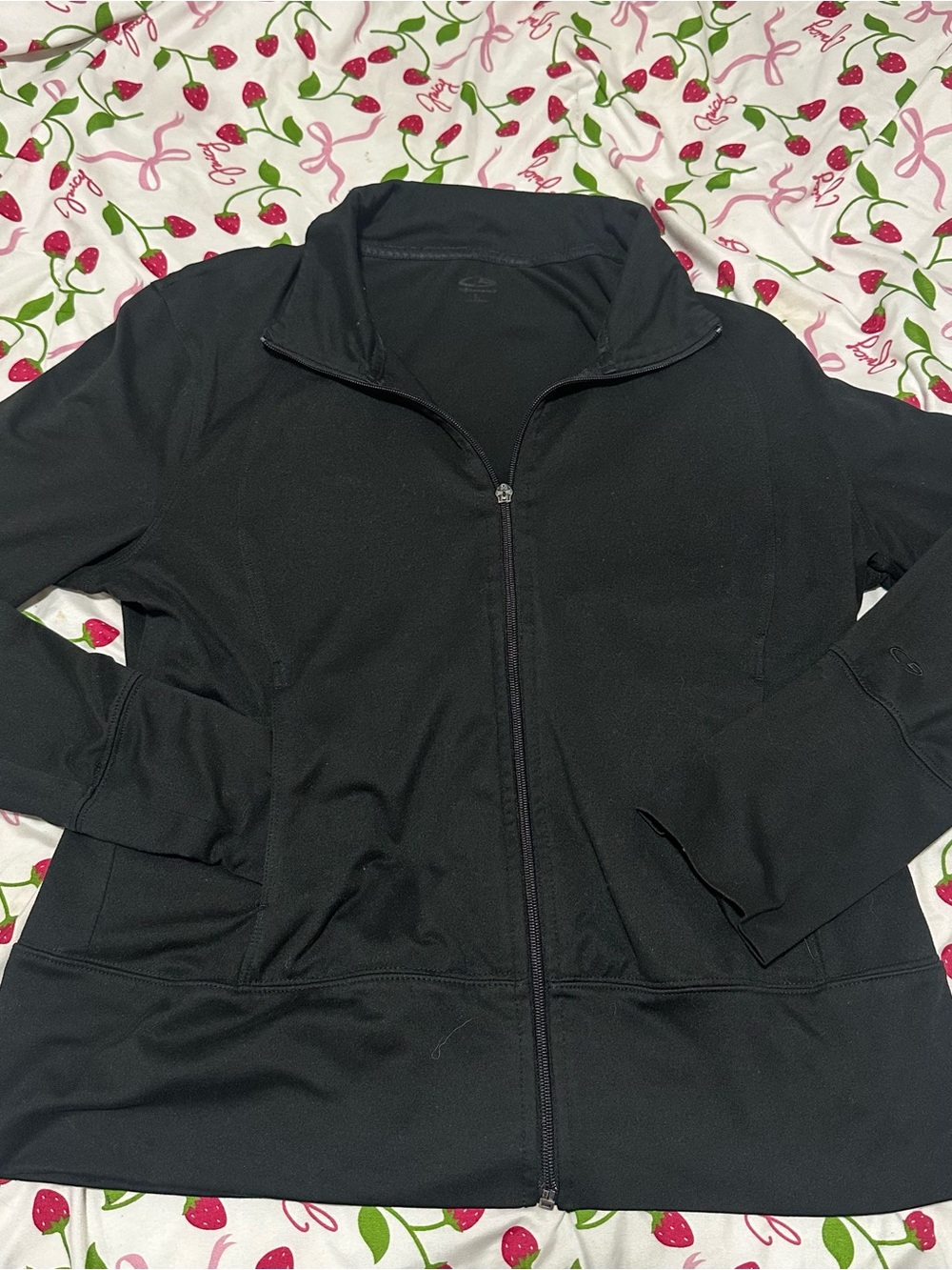 Champion Black Full-Zip athletic Jacket